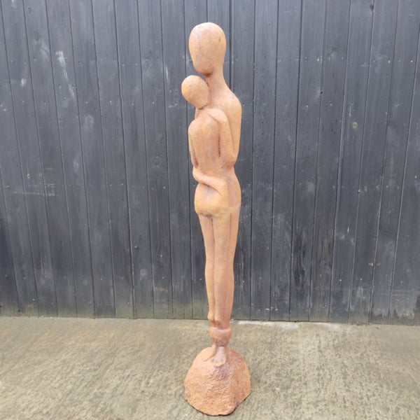 CAST IRON FIGURINE SCULPTURE