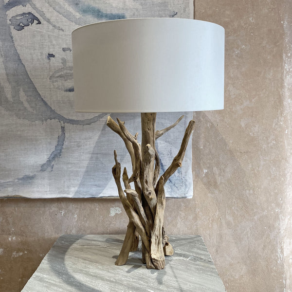 H55cm Branched Natural Driftwood Table Lamp