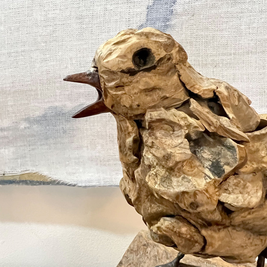 Chirper Box Driftwood Sculpture