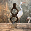 Berber clay candle holder