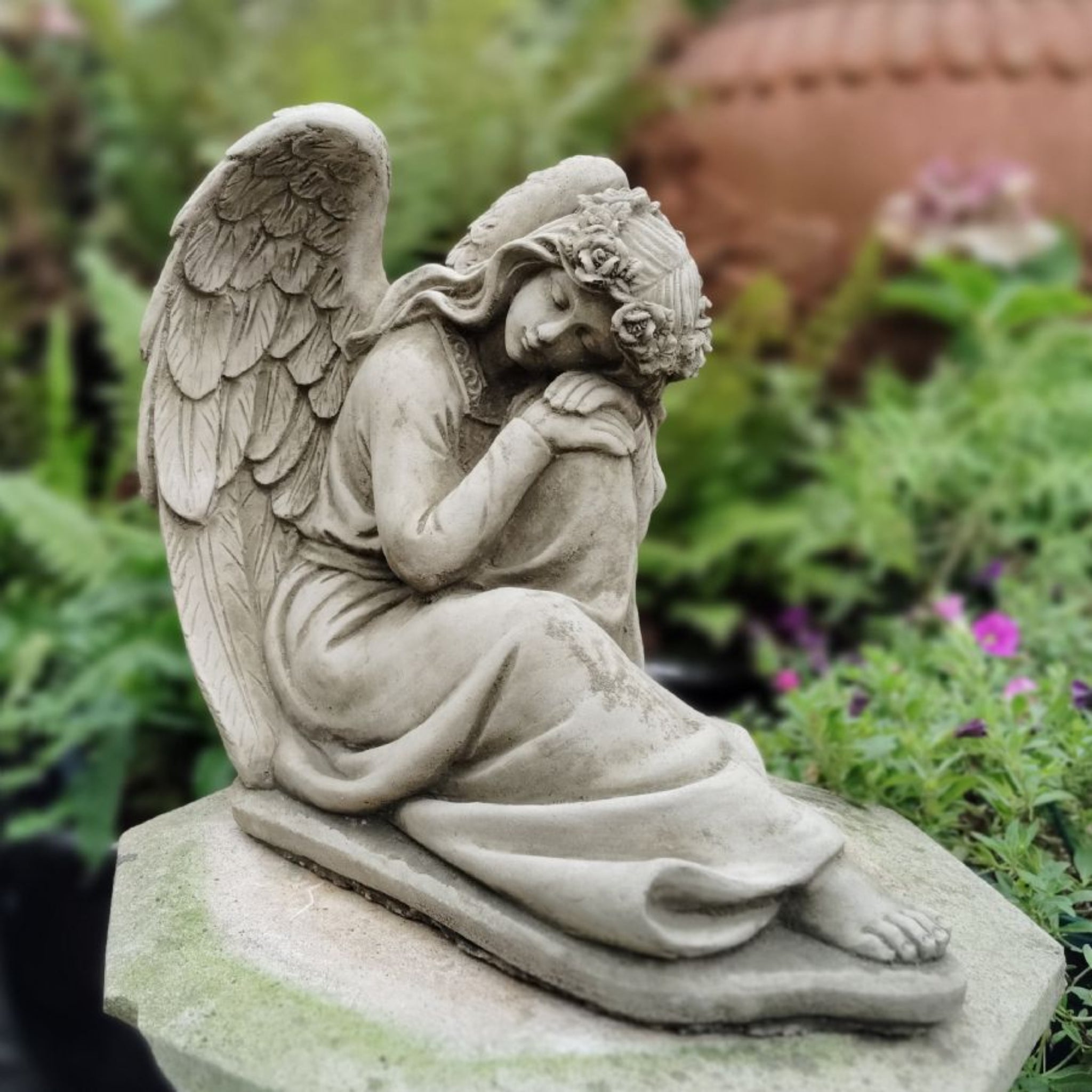 Stone Resting Angel – Doris Brixham