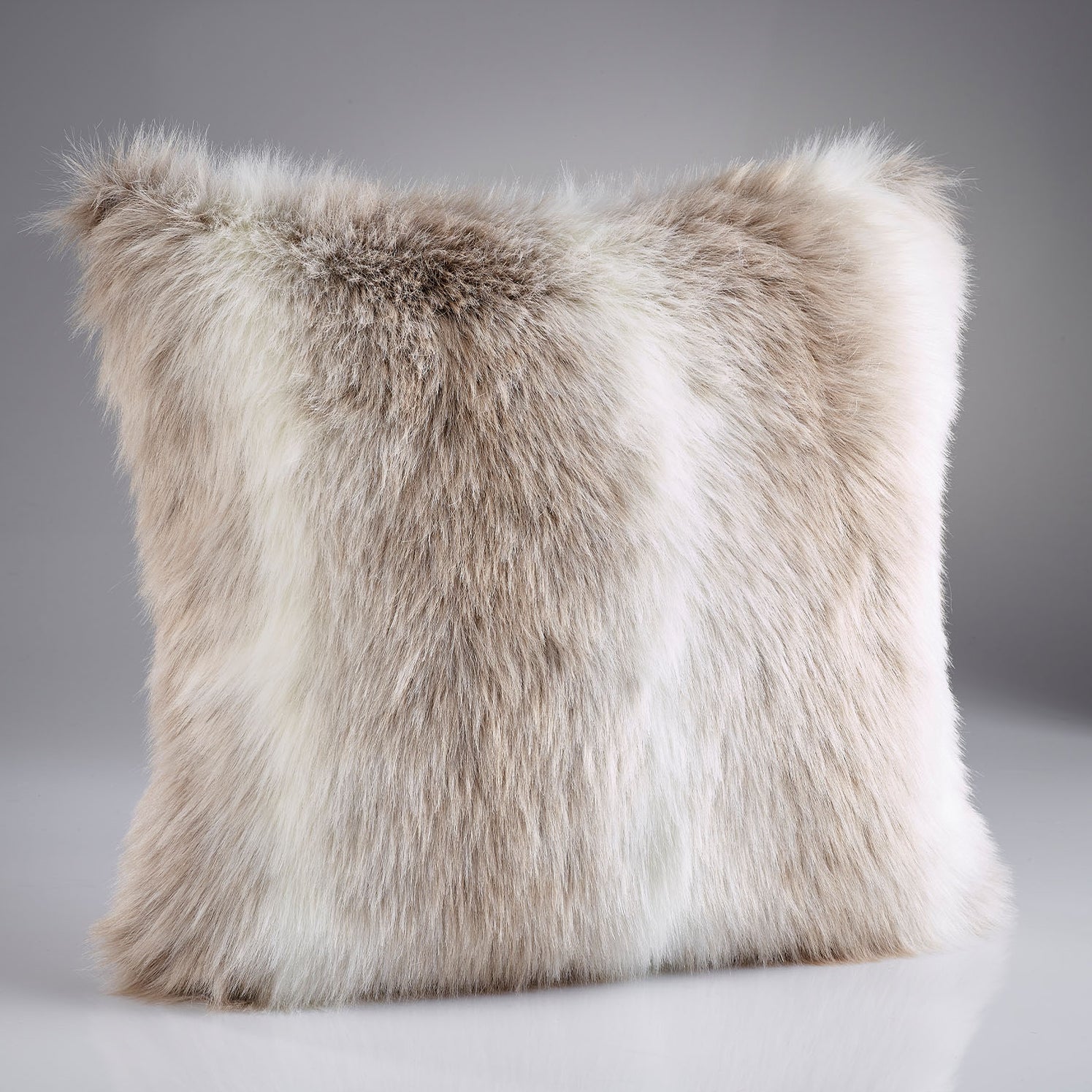 Reindeer Faux Fur Cushion 45cm Sq – Doris Brixham