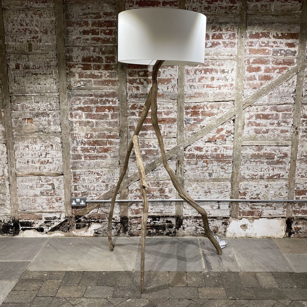 Driftwood Tripod Floor Lamp 175cm
