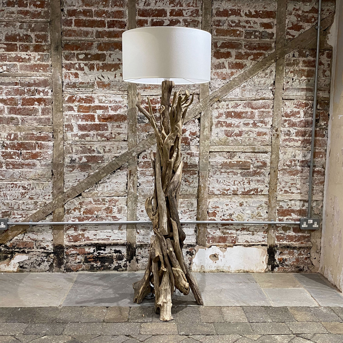 Natural Driftwood Floor Lamp 175cm Doris Brixham