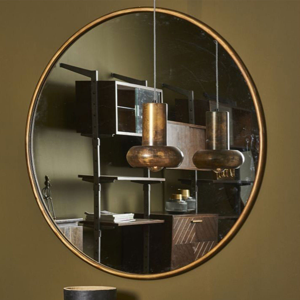 Round clearance metal mirror