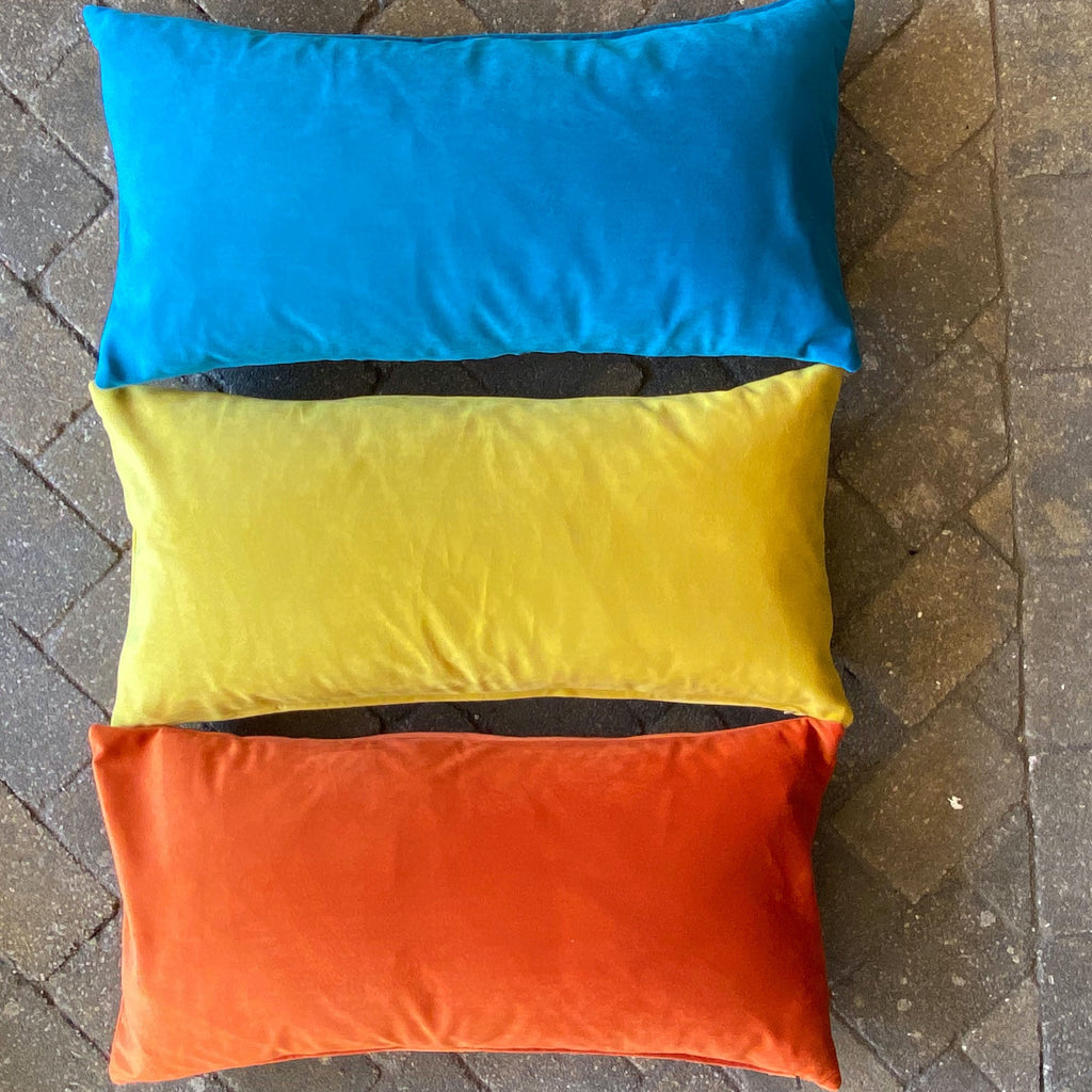 BOUTIQUE Aqua Velvet Cushion