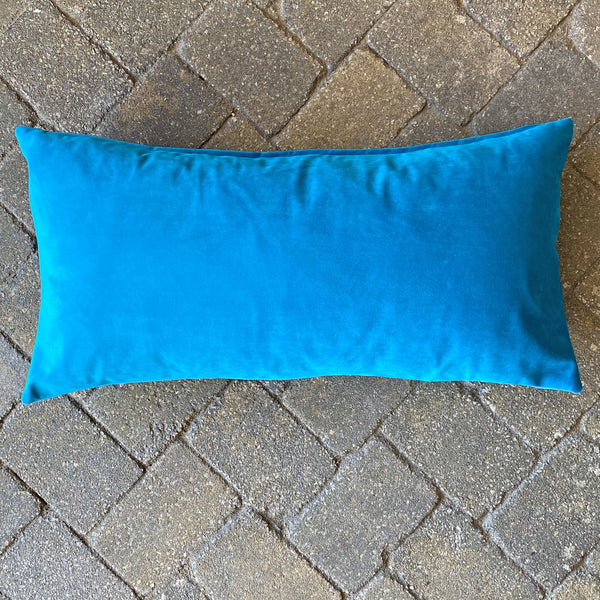 BOUTIQUE Aqua Velvet Cushion