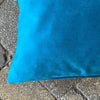 BOUTIQUE Aqua Velvet Cushion