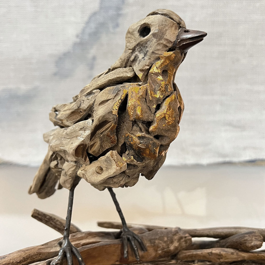 Robins Nest Driftwood Sculpture