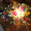 Large Tutti Fruiti Recycled Glass Teardrop Lamp