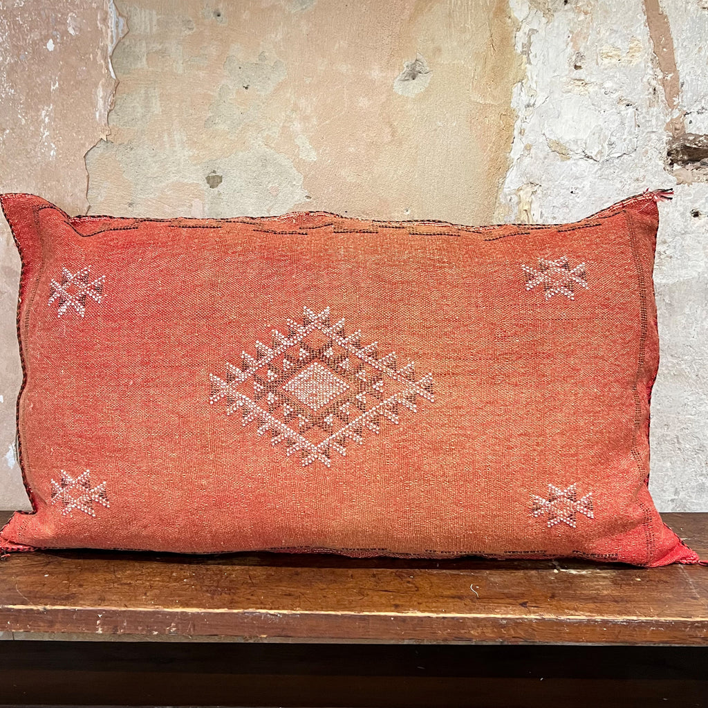 Mandarin Cacti Silk Cushion 50cm x 100cm