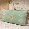 Apple Green Cacti Silk Cushion 52cm x 90cm