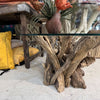 H40cm Driftwood Round Coffee Table