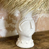 Handmade Clay Face Table Lamp