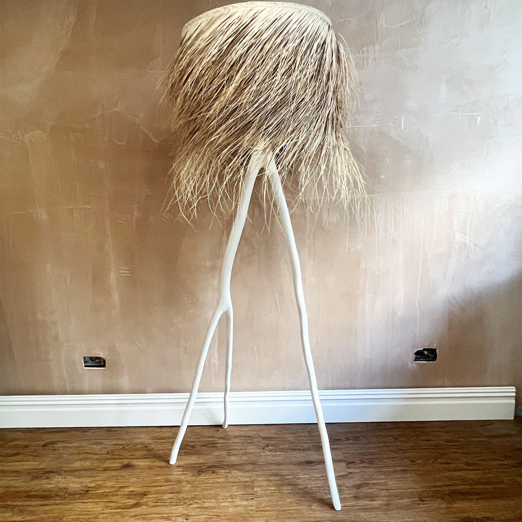 PALM Tall Branched White Floor Lamp