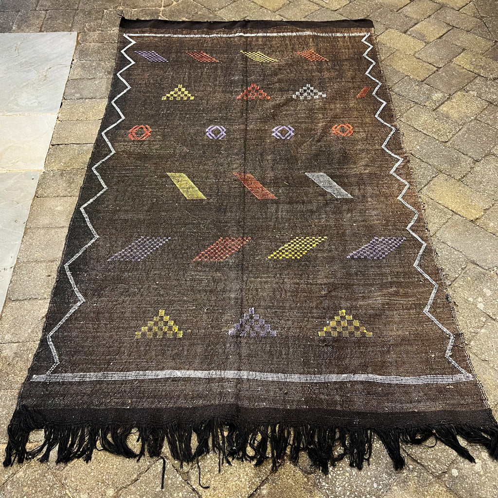 CHOCOLATE Cacti Silk Rug 112cm x 195cm