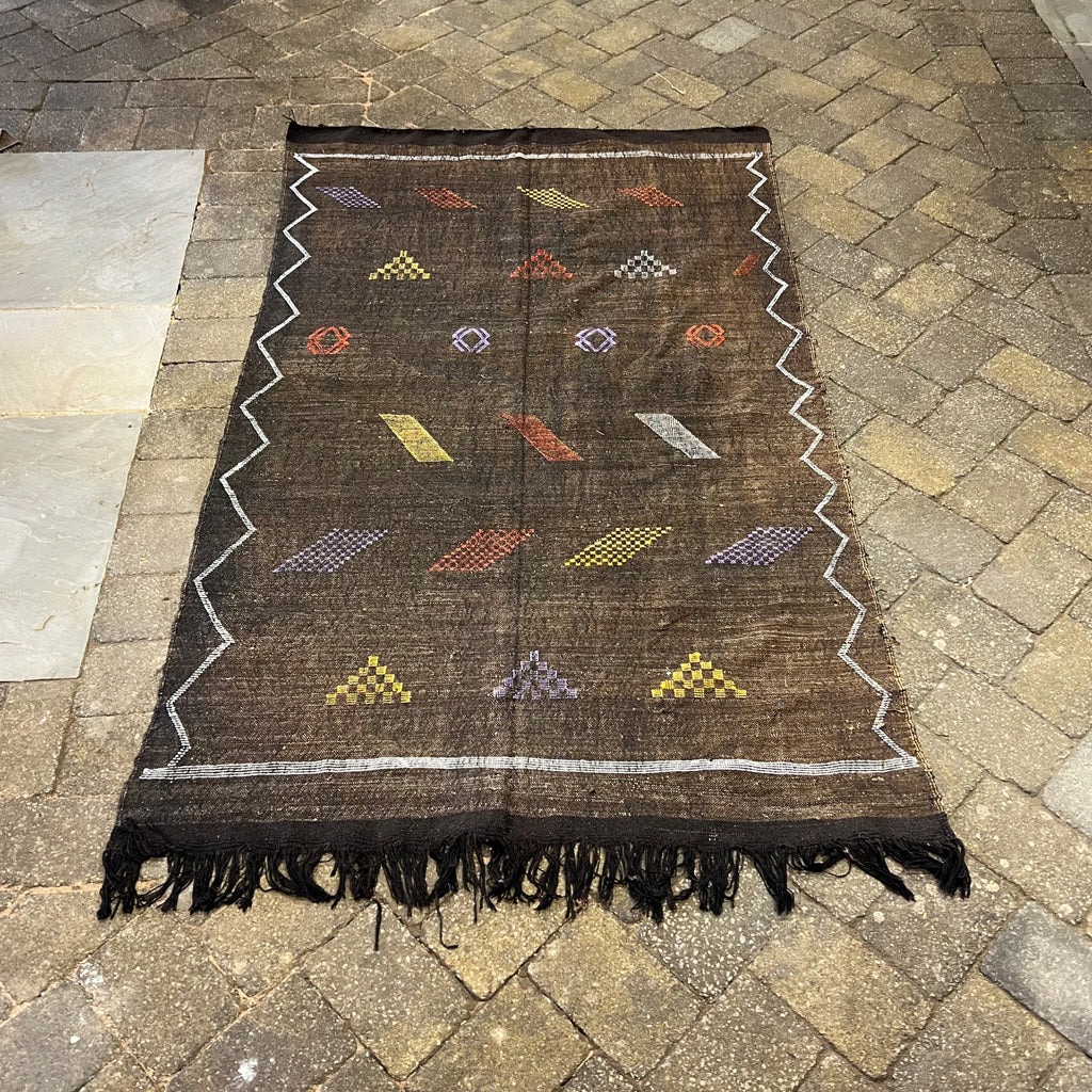 CHOCOLATE Cacti Silk Rug 112cm x 195cm