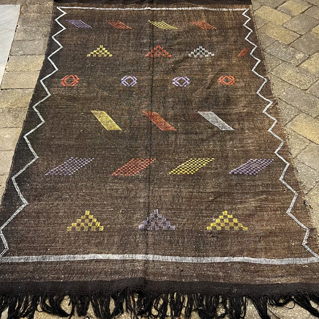 CHOCOLATE Cacti Silk Rug 112cm x 195cm