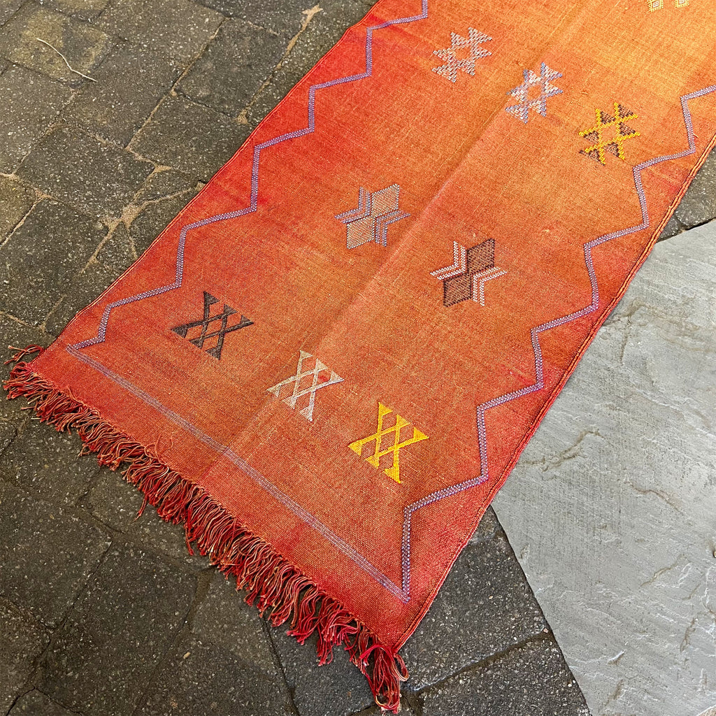 Sunset Cacti Silk Runner 65cm x 265cm