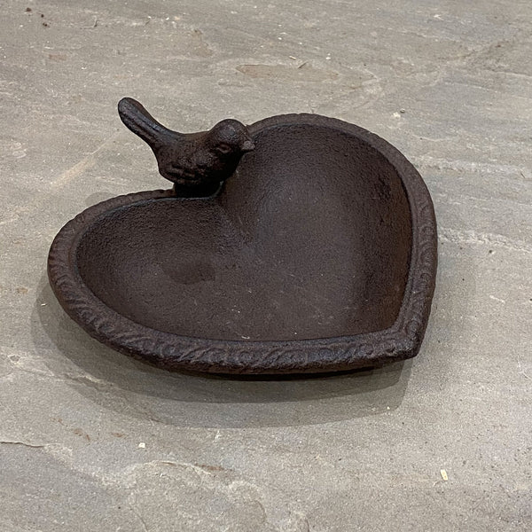 Heart Shaped Bird Dish