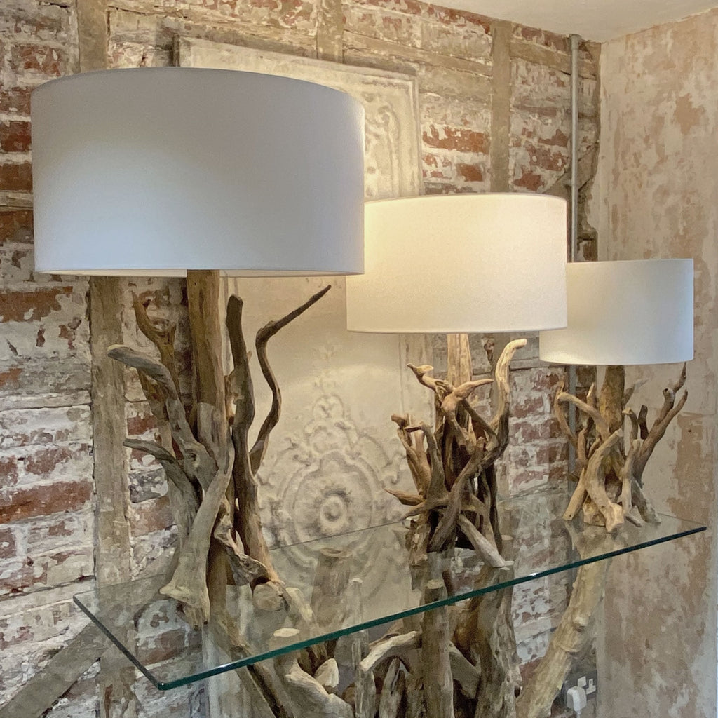 H45cm Natural Driftwood Table Lamp
