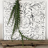 PINNATE Hanging Faux Stem