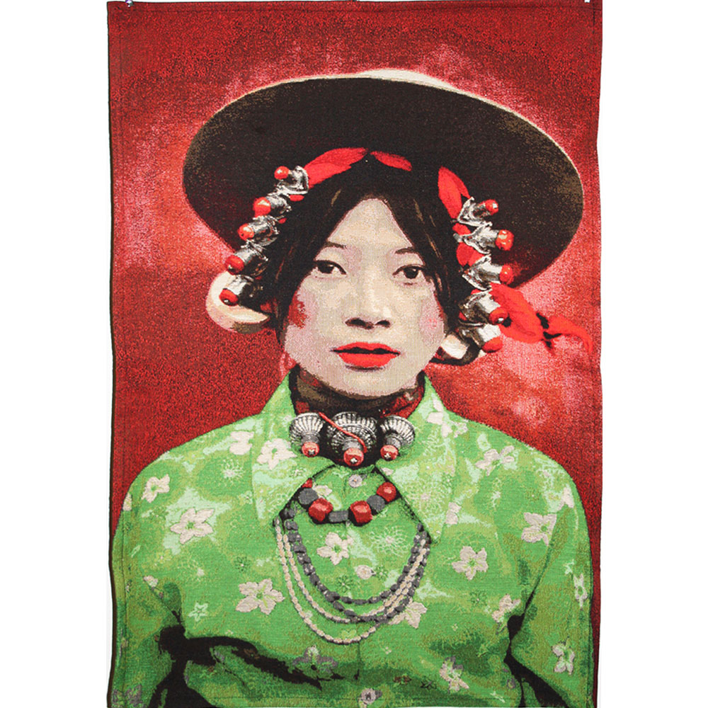 TIBETAN GIRL Wall Hanging 140cm x 200cm