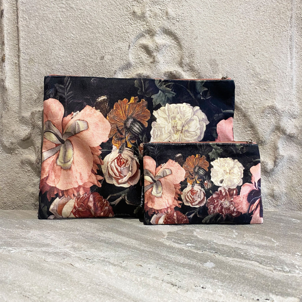Pretty Velvet Pouch Set