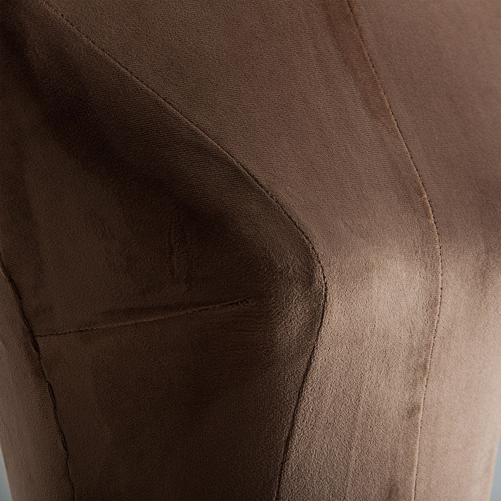 Mannequin - Taupe Crushed Velvet