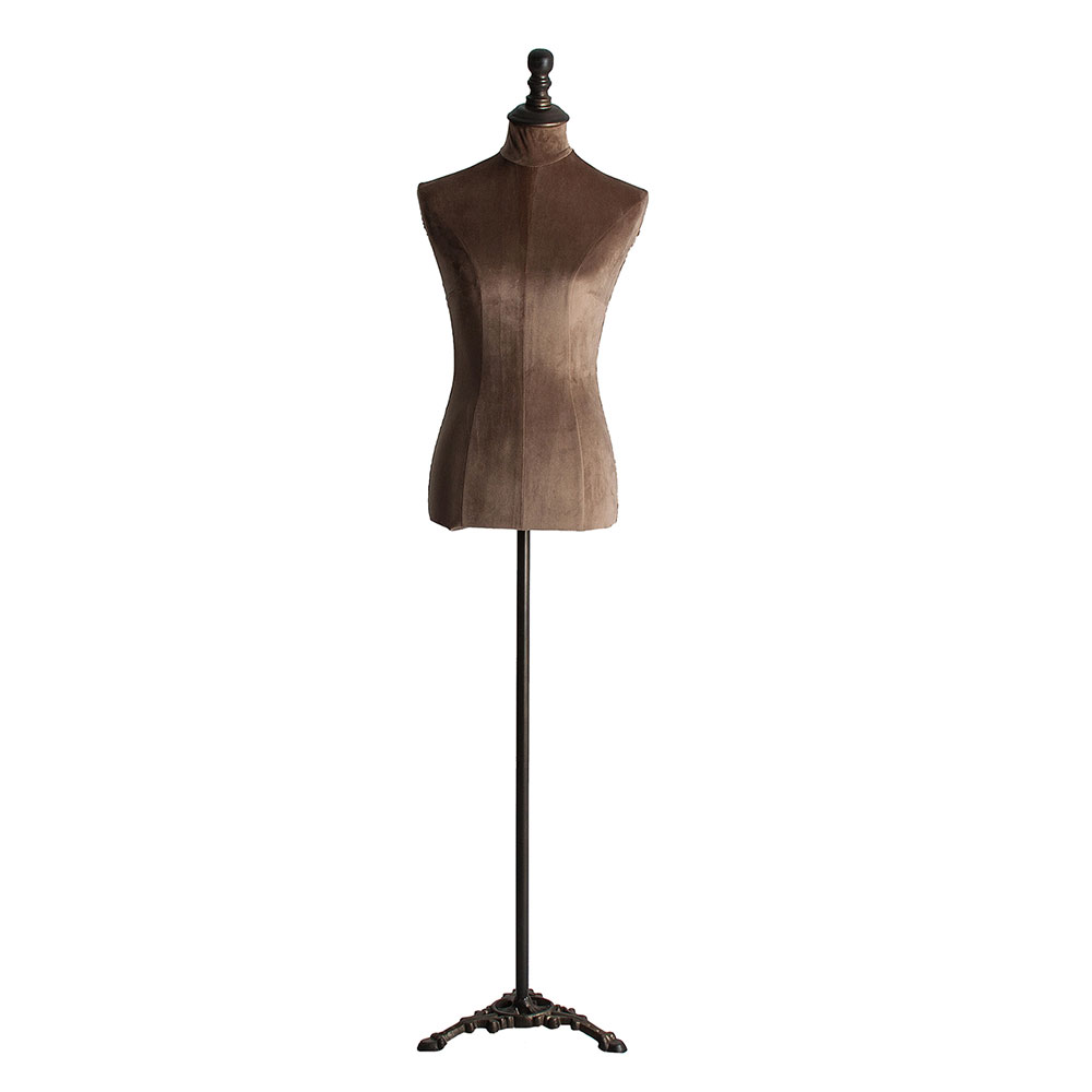 Mannequin - Taupe Crushed Velvet